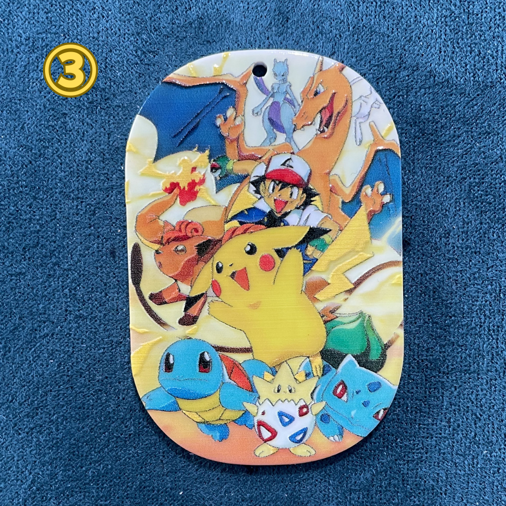 ポケモンキャラクター UVプリントアクリルチャーム（吊り穴付き）DIY手作りアクセサリー